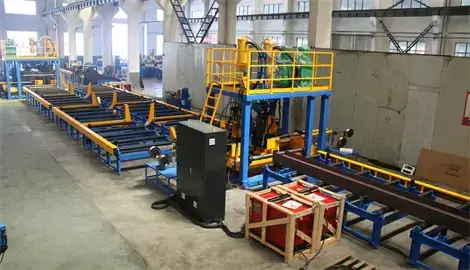 Alternative view of Dây chuyền sản xuất nằm ngang dầm chữ H
