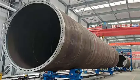 Dây chuyền sản xuất tháp điện gió